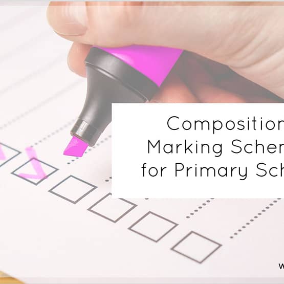 composition marking for primary school