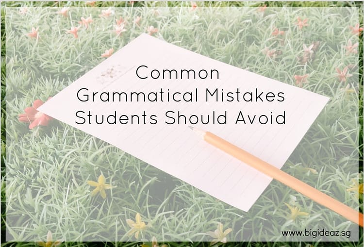 common grammatical mistakes students should avoid